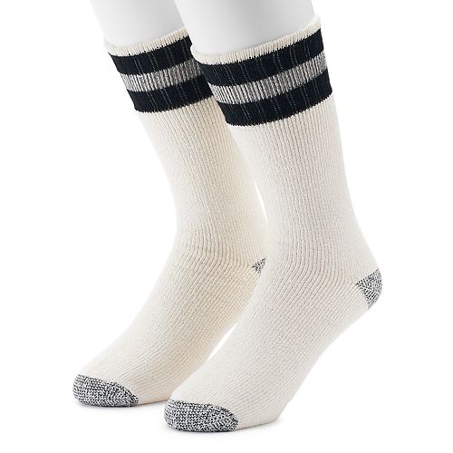 Men's Croft & Barrow® 2Pack Striped Crew Socks