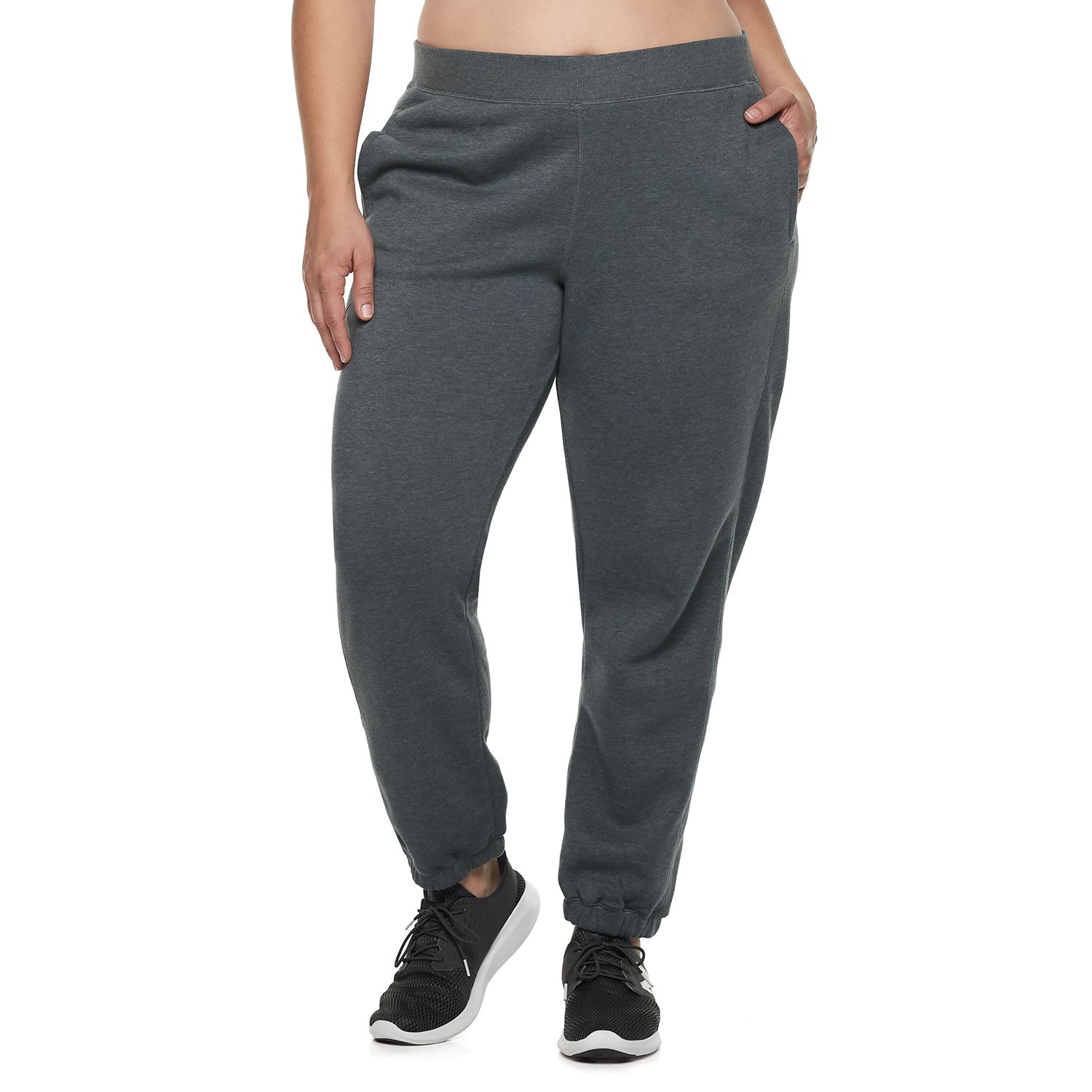 mid rise fleece joggers