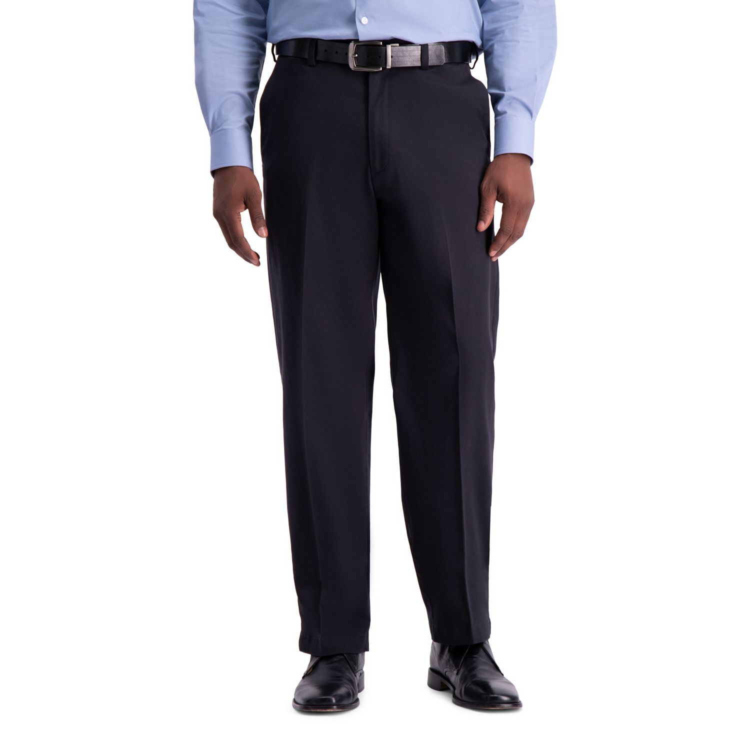 Haggar Uomo Pantaloni Casual Sport Travel Performance, Vestibilità Dritta, Tessuto Elasticizzato Riciclato Repreve TruTemp365, Antiumidità - 3