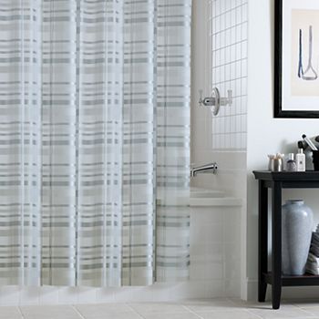Excell Tartan Plaid Shower Curtain