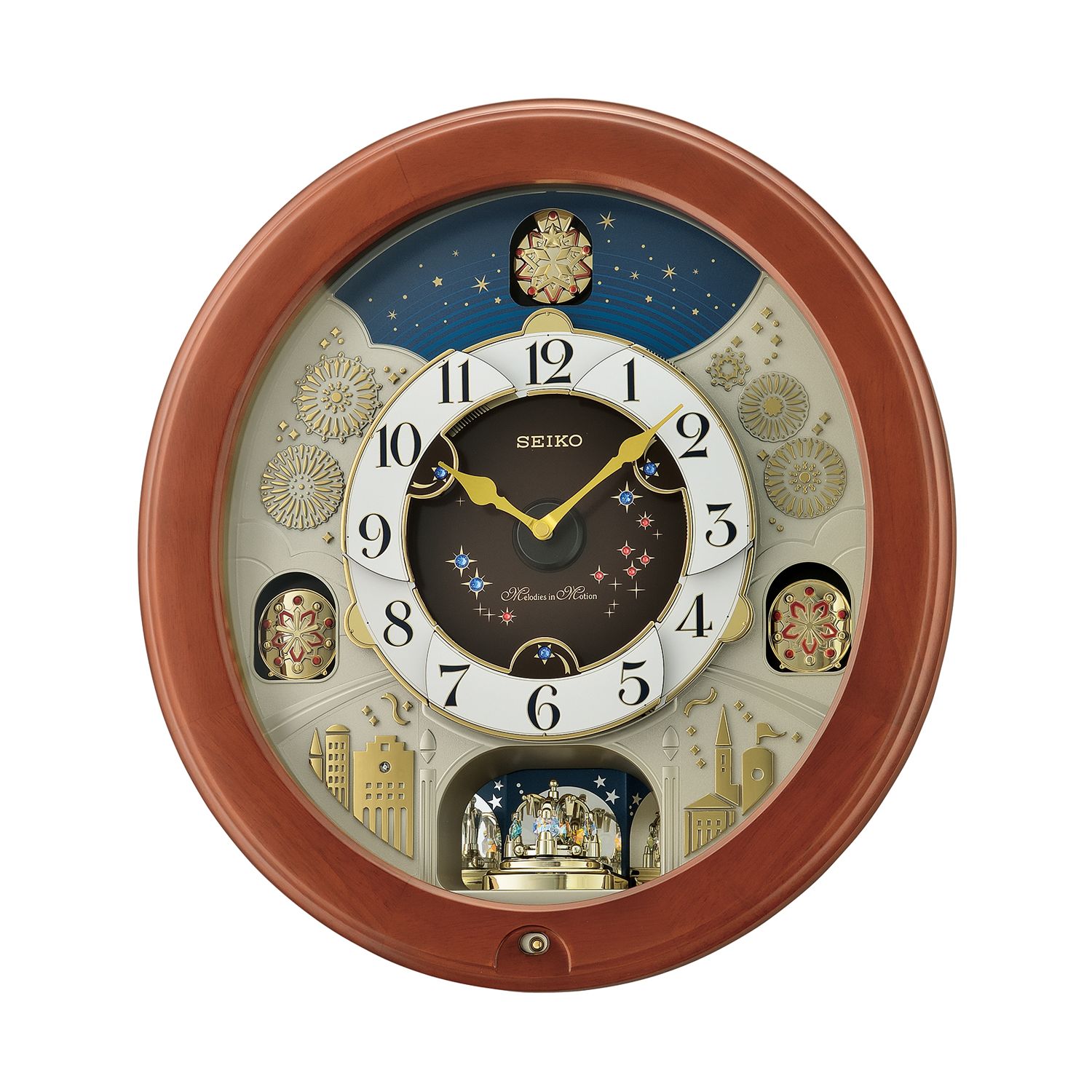 Seiko Clocks Silber Reiseuhr QHE093S 
