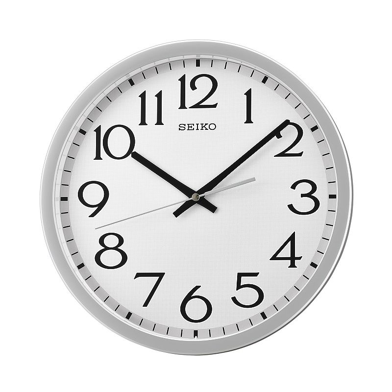 Seiko Wall Clock - QXA711SLH, Silver