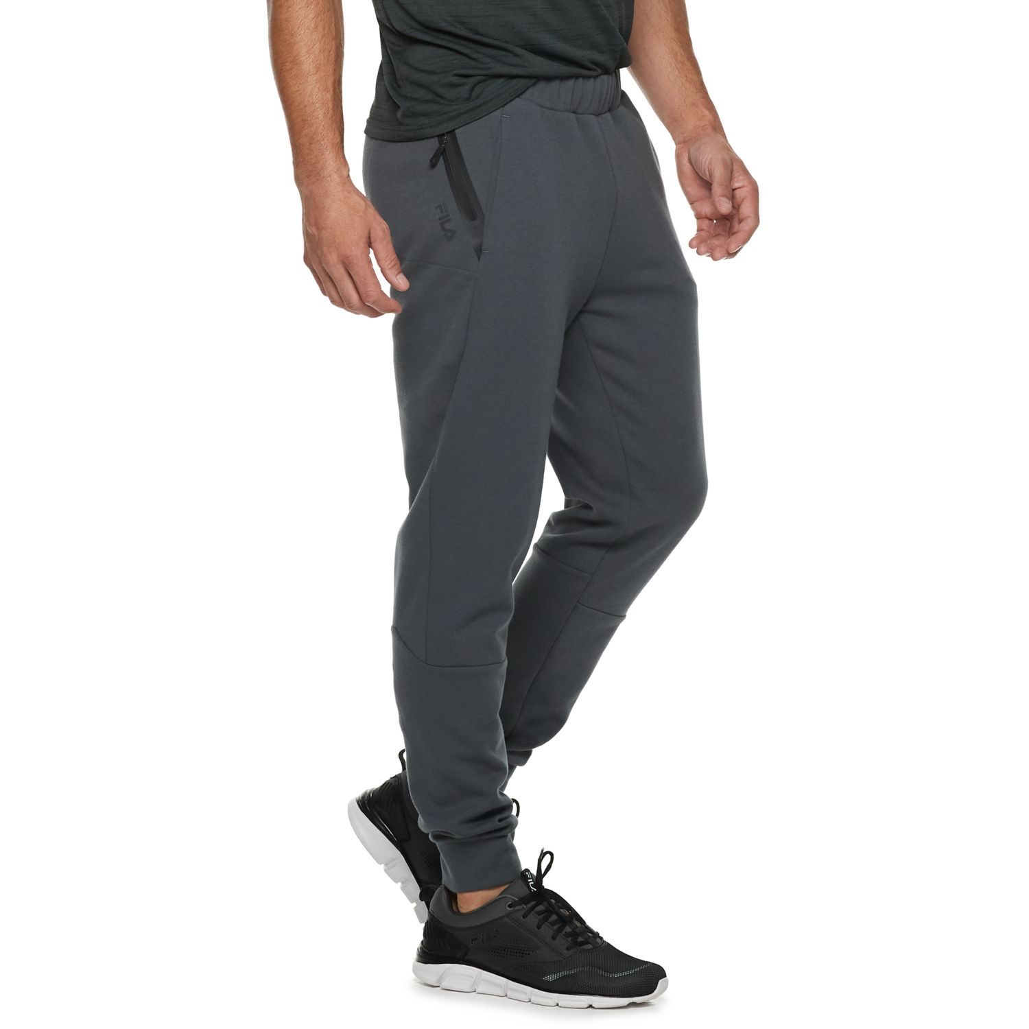 tapered fleece pants