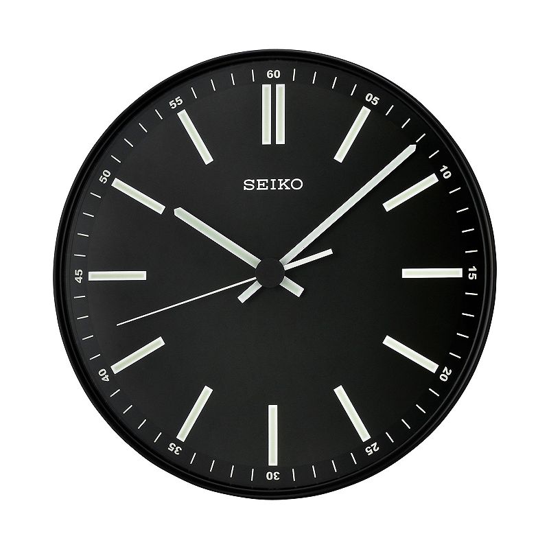 39197074 Seiko Wall Clock - QXA521JLH, Black sku 39197074