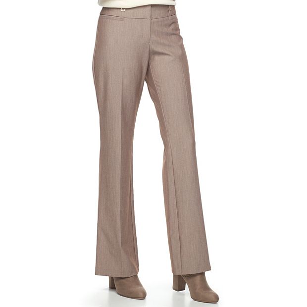 By&by Juniors Womens Magic Waistband Bootcut Suit Pants