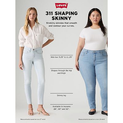 Levi's® 300 Shaping skinny fit jeans in 5-pocketmodel, model '311™' in beige online kopen | P&C