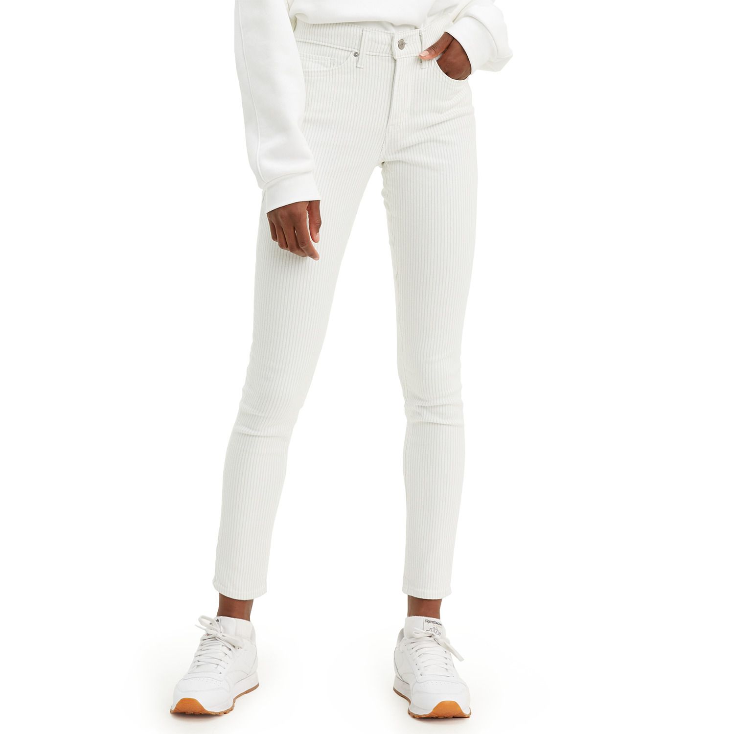 levi's 311 shaping skinny jeans white