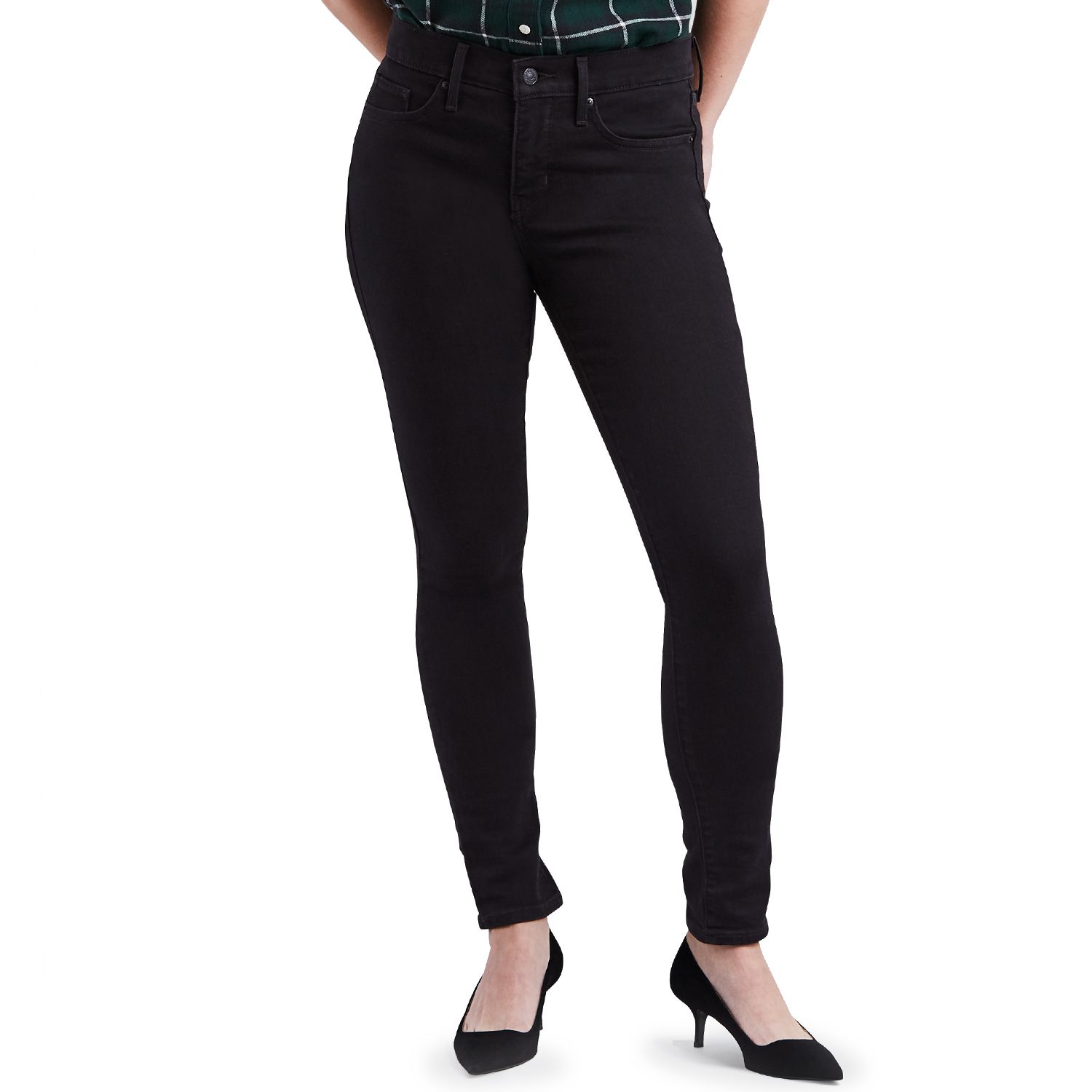 black shaping jeans