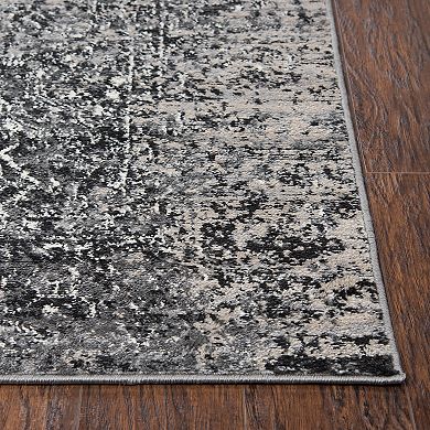 Rizzy Home Encore Traditional Overdyed Trellis Rug