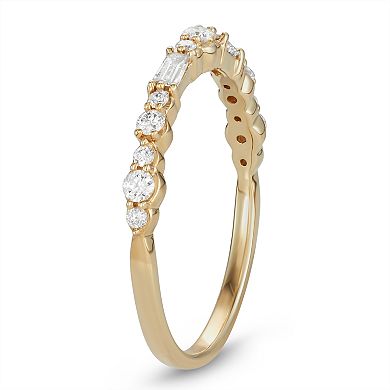 Simply Vera Vera Wang 14k Gold 1/3 Carat T.W. Diamond Anniversary Ring