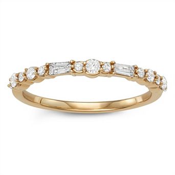Simply Vera Vera Wang 14k Gold 1/3 Carat T.W. Diamond Anniversary Ring
