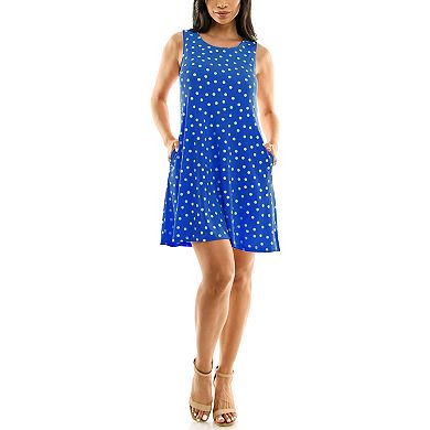 Women's Nina Leonard Floral Swing Dress