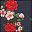Navy Dot Floral