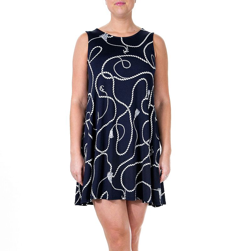 Women's Nina Leonard Floral Swing Dress, 