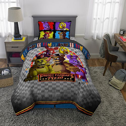 Five Nights At Freddy's Pizza Security Bedding Set