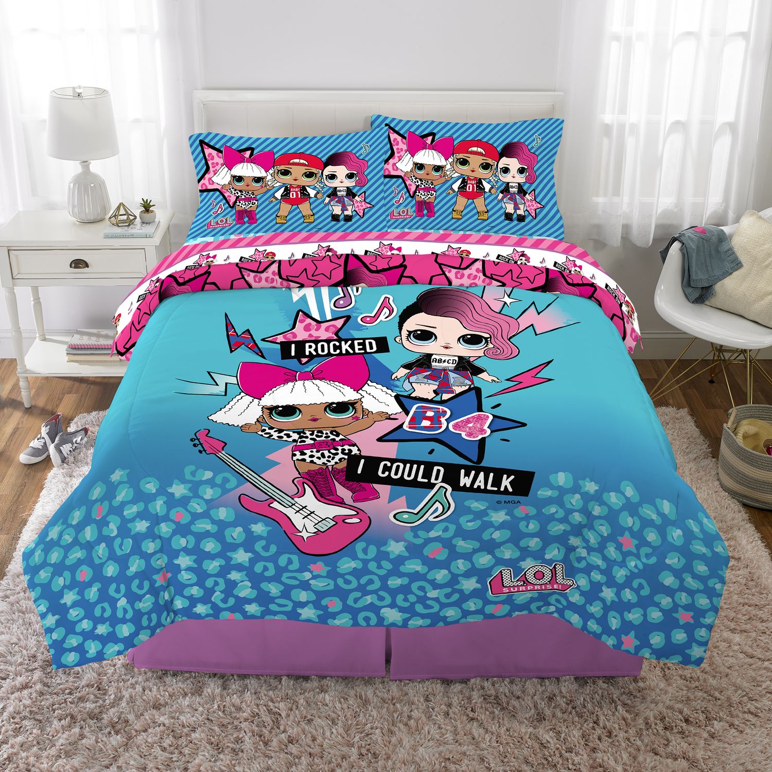 lol surprise doll bed set