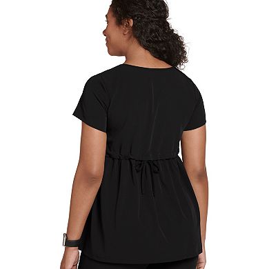 Maternity Jockey Scrubs Empire Waist Top 2461