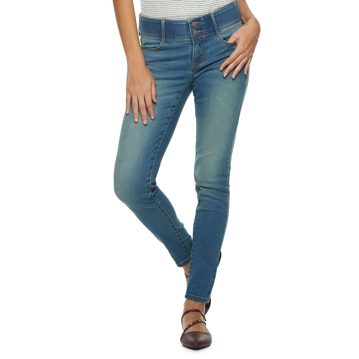 kohls tummy control jeans