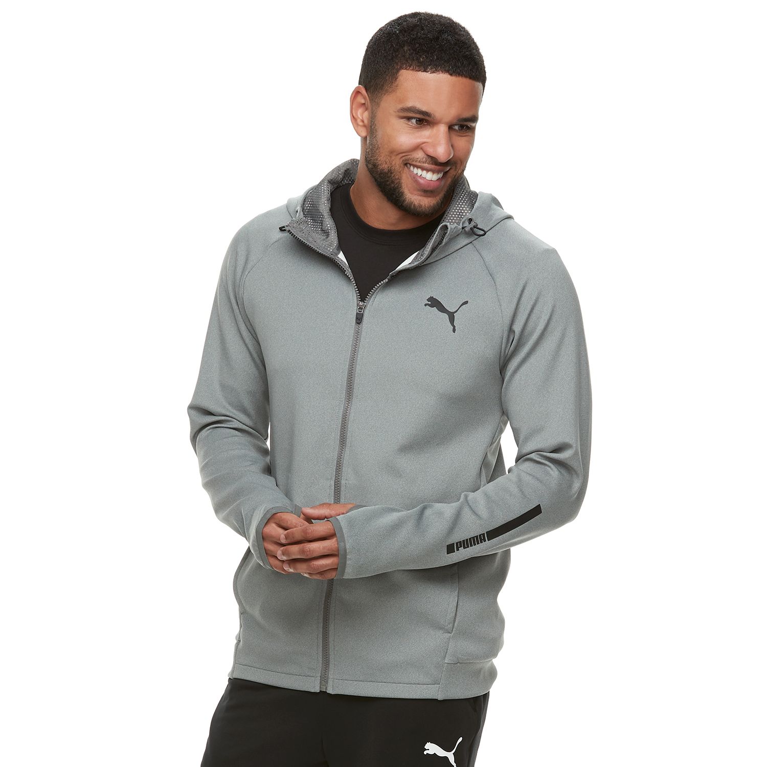 puma zip up hoodie mens