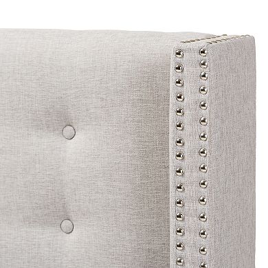 Baxton Studio Ginaro Tufted Upholstered Headboard 