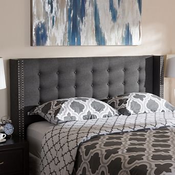 Baxton Studio Ginaro Tufted Upholstered Headboard