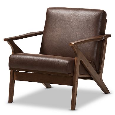 Baxton Studio Bianca Mid-Century Modern Arm Chair