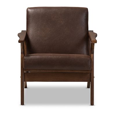Baxton Studio Bianca Mid-Century Modern Arm Chair