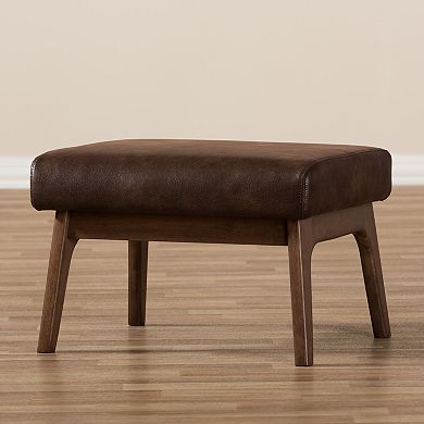 Baxton Studio Bianca Mid-Century Modern Ottoman