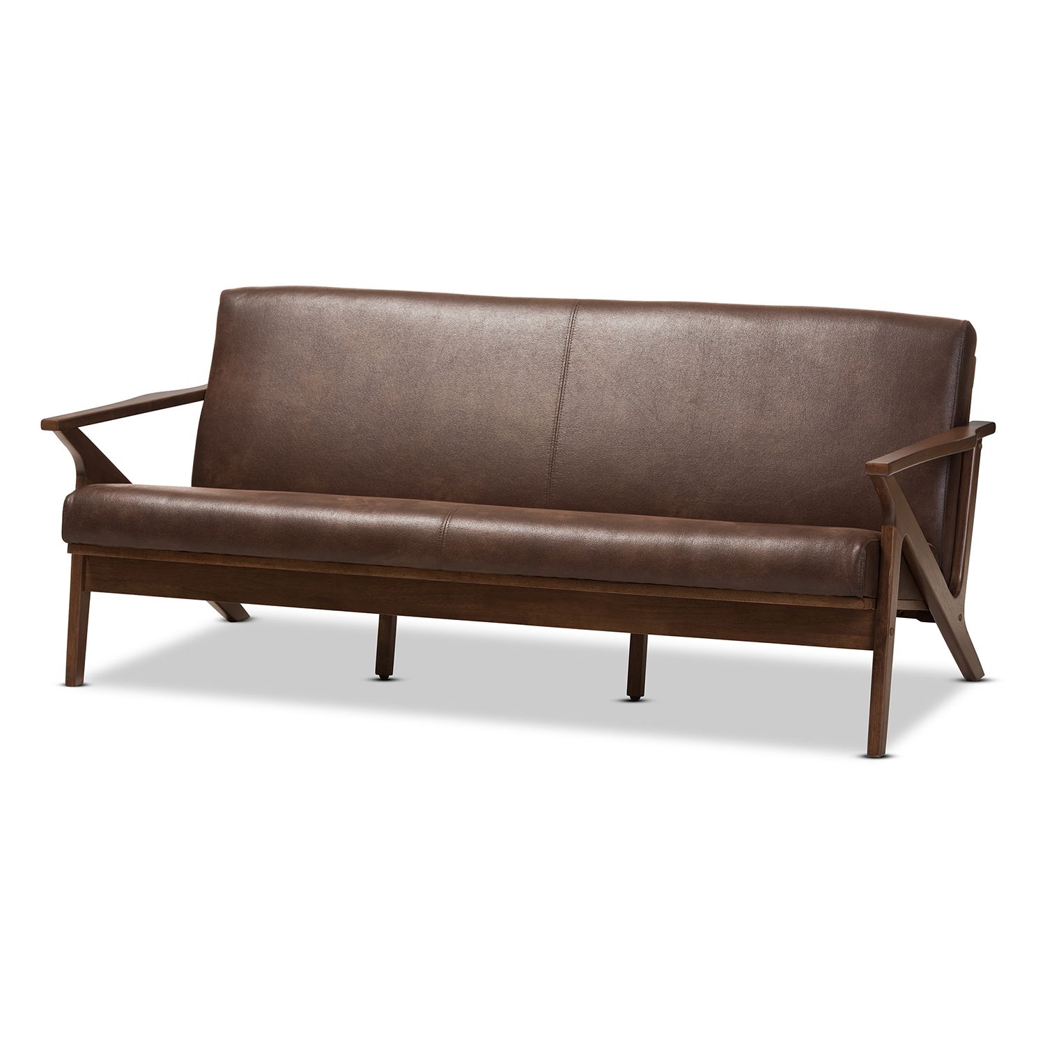 Baxton Studio Bianca Mid Century Modern Sofa   3343362 ALT2