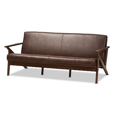 Baxton Studio Bianca Mid-Century Modern Sofa 