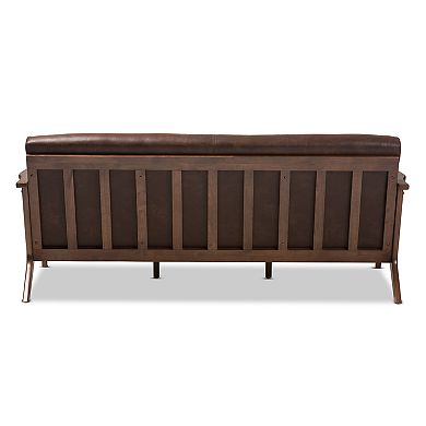 Baxton Studio Bianca Mid-Century Modern Sofa