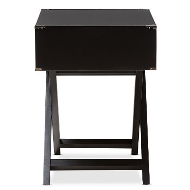 Baxton Studio Curtice Contemporary Nightstand 