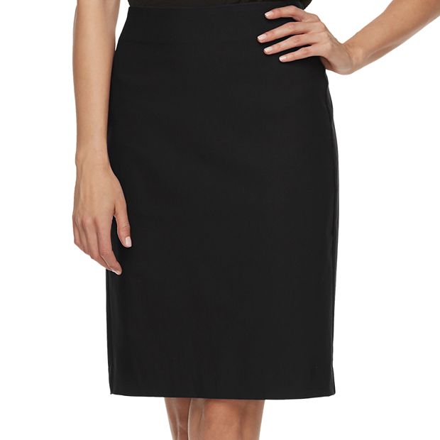 Black pencil skirt on sale kohls