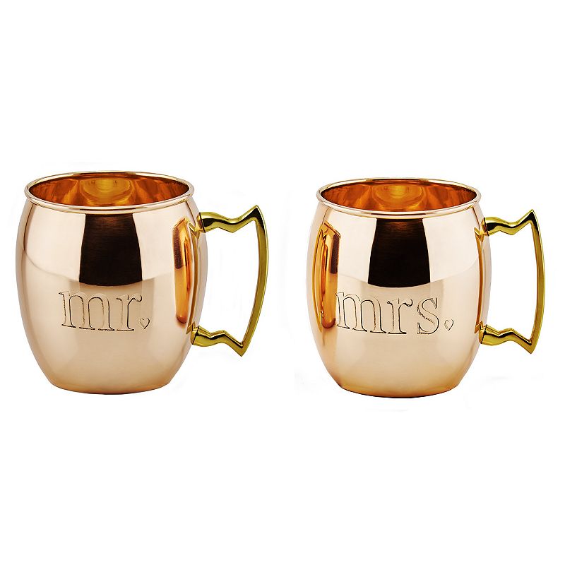 51054378 Old Dutch Mr and Mrs Solid Copper Moscow Mule Mug  sku 51054378