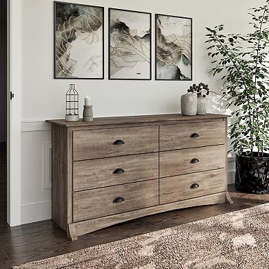 Prepac Salt Spring 6-Drawer Dresser