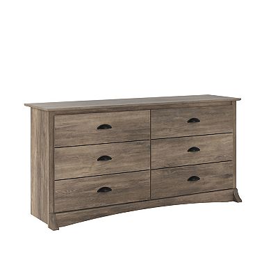 Prepac Salt Spring 6-Drawer Dresser