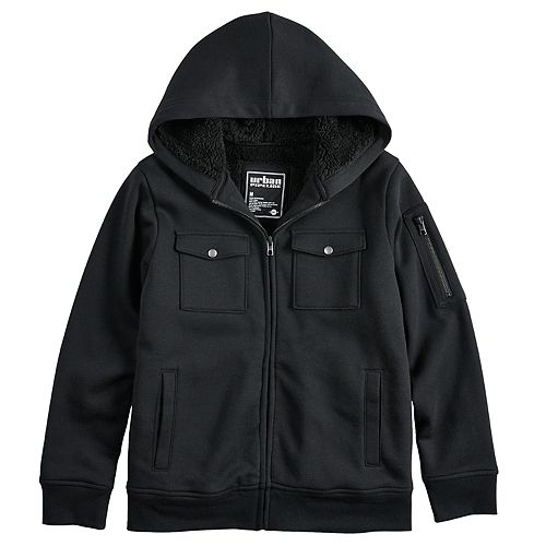 urban pipeline sherpa lined hoodie