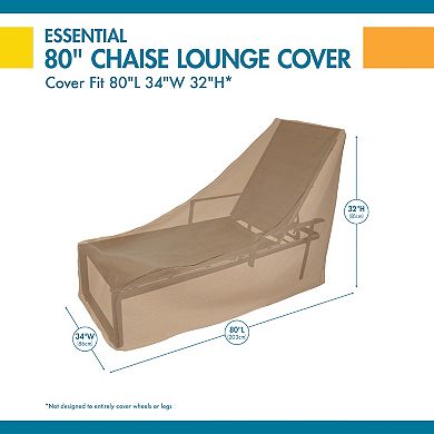 Duck Covers Essential 80-in. Chaise Lounge Chair Cover