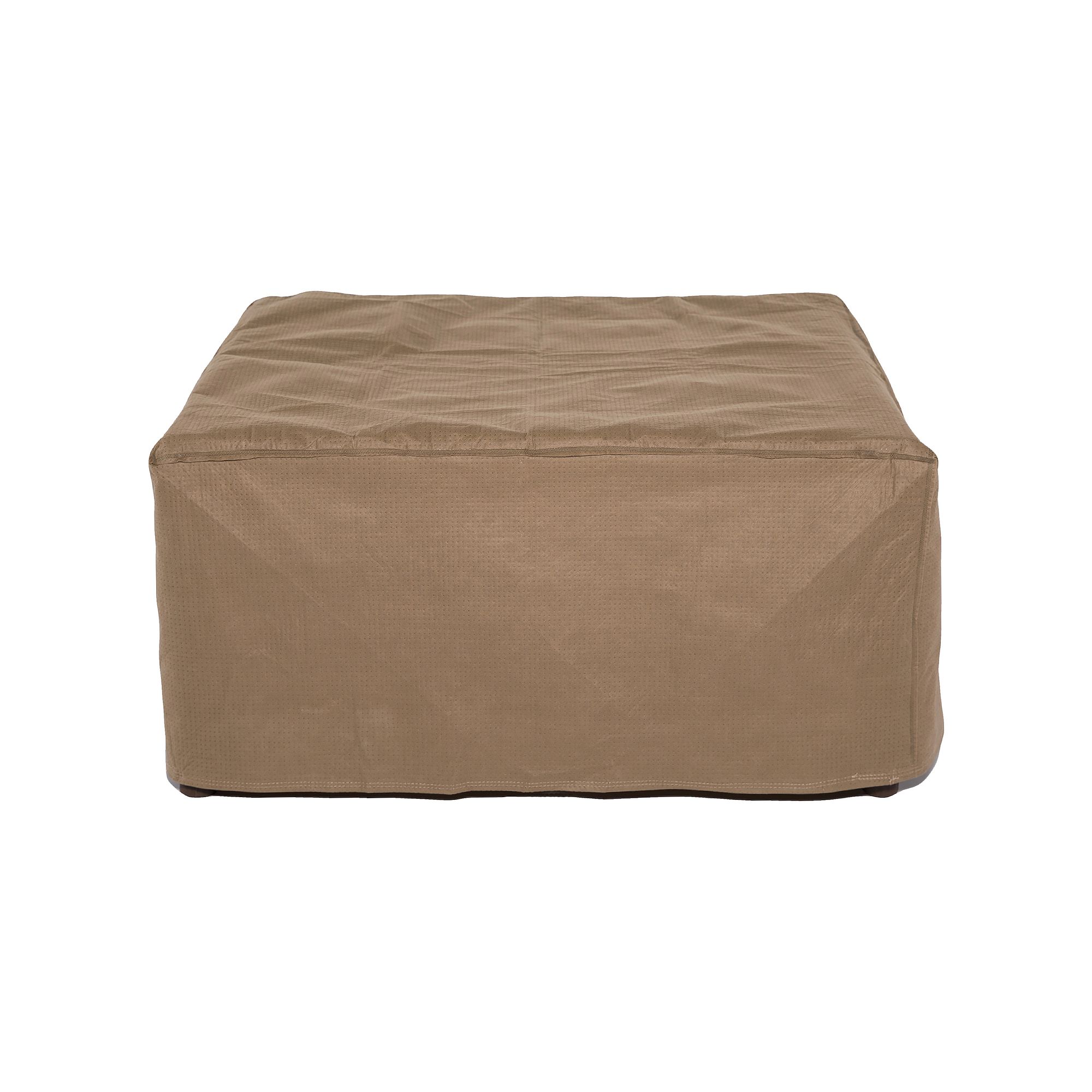 Duck Covers Essential 32-in. Square Patio Ottoman & End Table Cover, Beige
