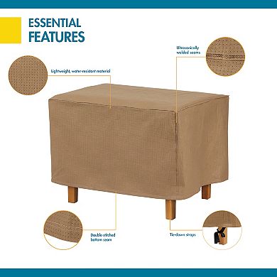 Duck Covers Essential 40-in. Rectangle Patio Ottoman & End Table Cover