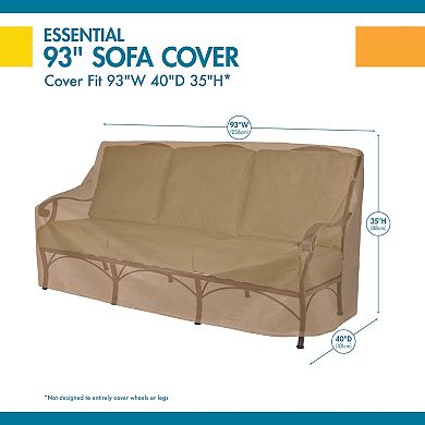 Duck Covers Essential 93-in. Patio Sofa Cover 