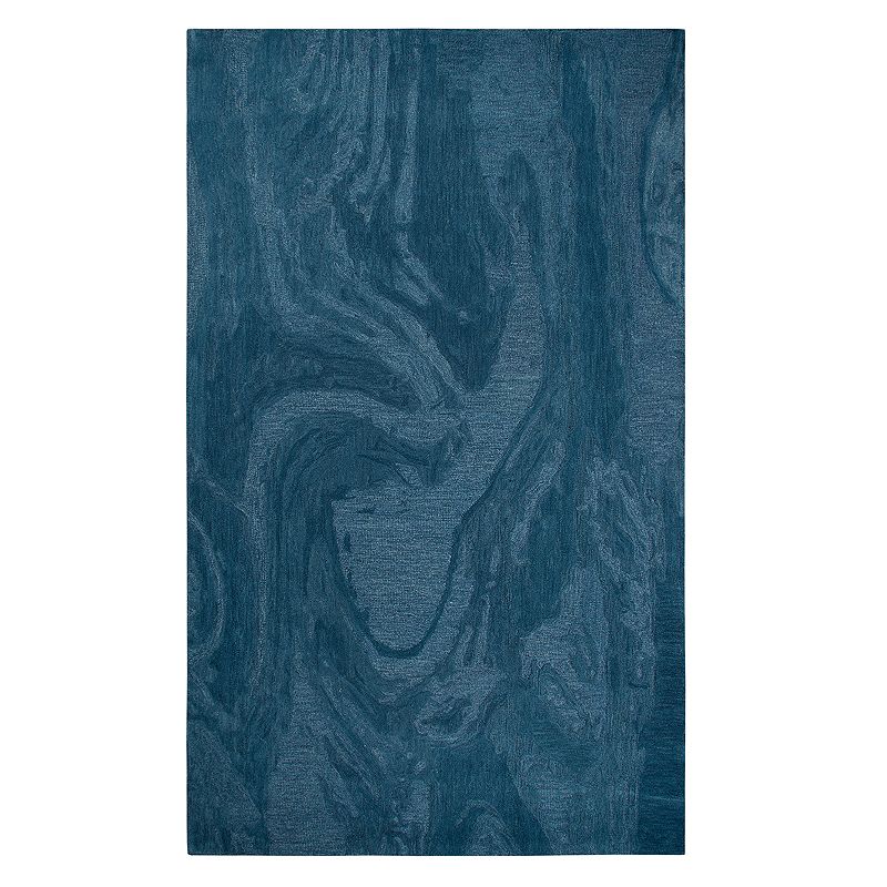 Rizzy Home Fifth Avenue Casual Abstract Striped Rug, Blue, 8X10 Ft