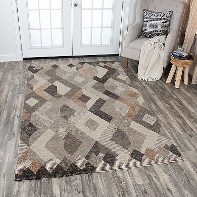 Rizzy Home Idyllic Contemporary Geometric Rug