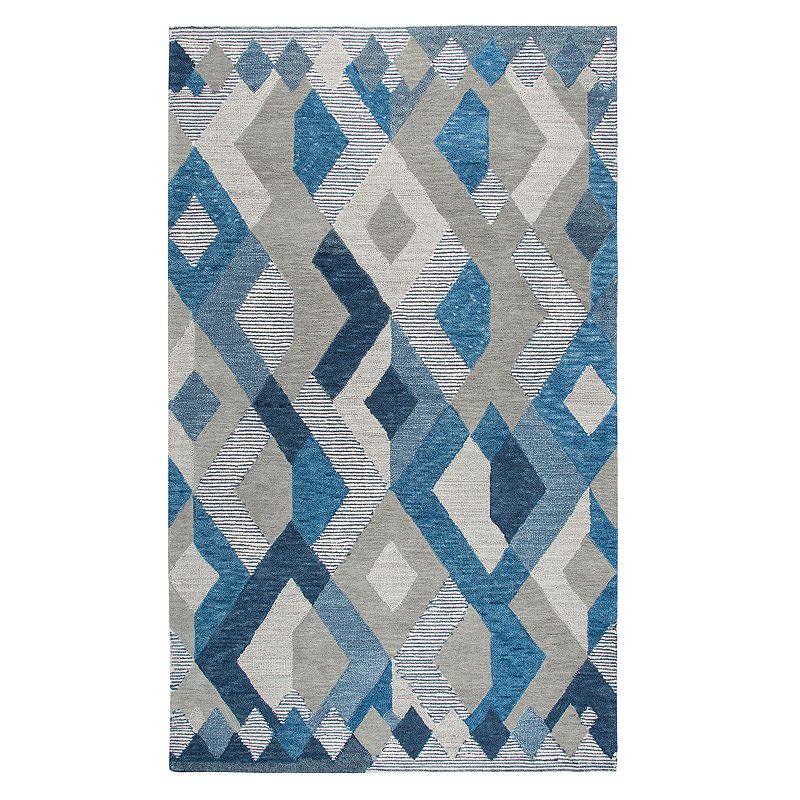 Rizzy Home Idyllic Contemporary Geometric Rug, Natural, 2.5X8 Ft