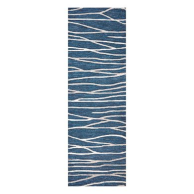 Rizzy Home Idyllic Contemporary Lines Striped Rug