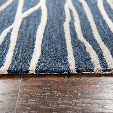 Rizzy Home Idyllic Contemporary Lines Striped Rug