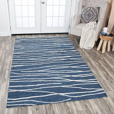 Rizzy Home Idyllic Contemporary Lines Striped Rug