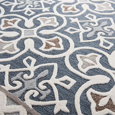 Rizzy Home Opulent Transitional Medallion I Geometric Rug