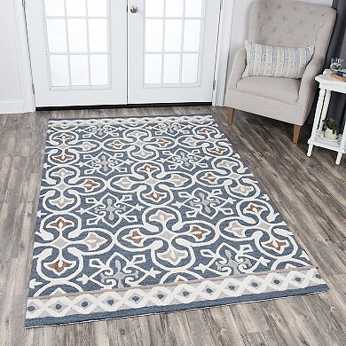 Rizzy Home Opulent Transitional Medallion I Geometric Rug