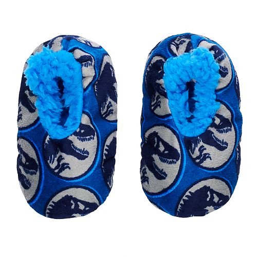 Toddler Boy Jurassic World Dinosaur Fuzzy Babba Slipper Socks